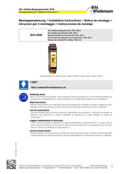 bihl+Wiedemann BWU3696 Instrucciones De Montaje