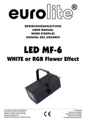 EuroLite LED MF-6 Manual Del Usuario