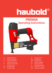 haubold PN540A Instrucciones De Uso