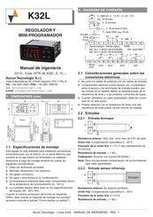 ASCON TECNOLOGIC K32L Manual De Ingeniería