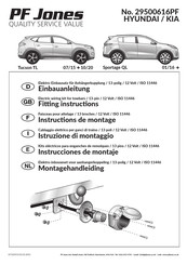 PF Jones 29500616PF Instrucciones De Montaje