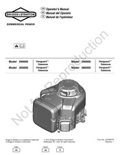 Briggs & Stratton Vanguard 290000l Manual Del Operario