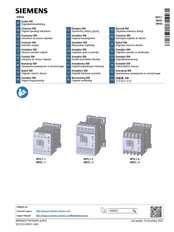 Siemens 3RH24 Instructivo