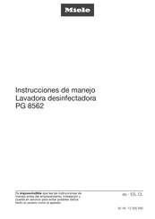 Miele PG 8562 Instrucciones De Manejo