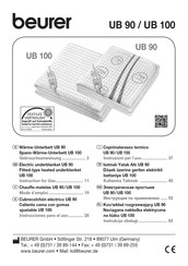 Beurer UB 100 Instrucciones Para El Uso