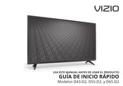 Vizio D43-D2 Guia De Inicio Rapido