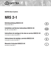 GESTRA NRS 2-1 Instrucciones De Montaje Y Servicio