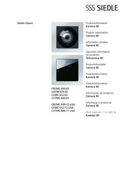 SSS Siedle Classic CCMC 612-02 Informacion De Producto