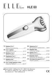 Beurer ELLE HLE 60 Instrucciones Para El Uso