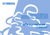 Yamaha Raptor YFM80RV 2005 Manual Del Propietário