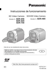 Panasonic SDR-S45 Instrucciones De Funcionamiento