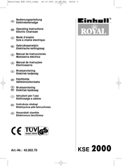 Einhell Royal 45.002.70 Manual De Instrucciones