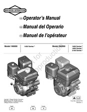 Briggs & Stratton 250000 Manual Del Operario