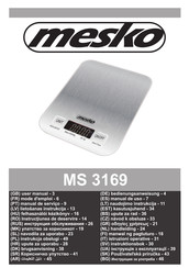 Mesko MS 3169 Manual De Uso