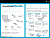 Sony VAIO VGN-FE800 Serie Guia De Inicio Rapido