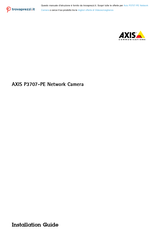 Axis Communications P3707-PE Guia De Instalacion