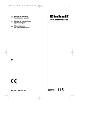 EINHELL bavaria BWS 115 Manual De Instrucciones