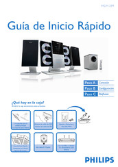 Philips MCM 299 Guia De Inicio Rapido