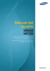 Samsung ME65B Manual Del Usuario