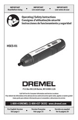 Dremel HSES-01 Instrucciones De Funcionamiento Y Seguridad