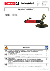 Desoutter KA9030BY Manual De Instrucciones