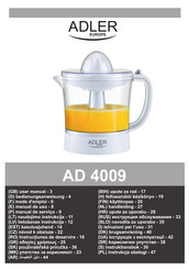 Adler europe AD 4009 Manual De Uso