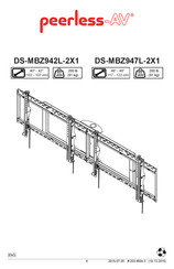 peerless-AV DS-MBZ947L-2X1 Instrucciones De Montaje