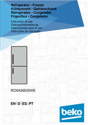 Beko RCNA366I30XB Instrucciones Para El Uso