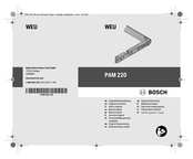 Bosch PAM 220 Manual Original