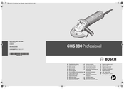 Bosch Professional GWS 880 Manual Original