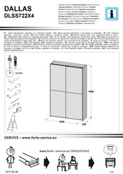 Forte DLSS722X4 Instrucciones De Montaje