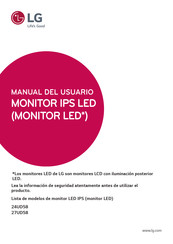 LG 24UD58 Manual Del Usuario