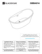 Glacier bay GBBA014 Manual De Instalación