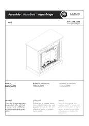 Southern Enterprises FA8525A0TX Instrucciones De Asamblea