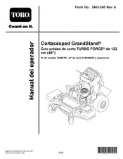 Toro GrandStand 72504TE Manual Del Operador