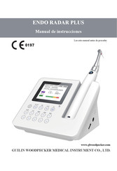 Guilin Woodpecker Medical Instrument ENDO RADAR PLUS Manual De Instrucciones