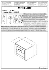 Forma Ideale ASTOR NO1F UP 00837 Instrucciones De Montaje