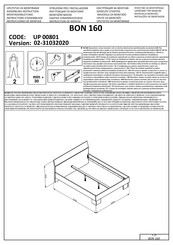 Forma Ideale BON 160 UP 00801 Instrucciones De Montaje