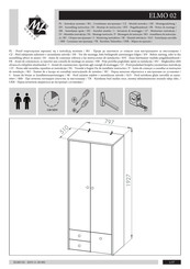 ML MEBLE ELMO 02 Instrucciones De Montaje