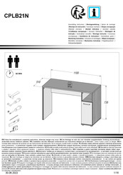 Forte CPLB21N Instrucciones De Montaje