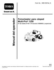 Toro 41197 Manual Del Operador