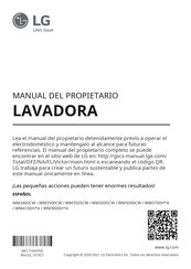 LG WM3505CW Manual Del Propietário