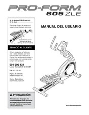 Pro-Form PFEVEL98014.0 Manual Del Usuario