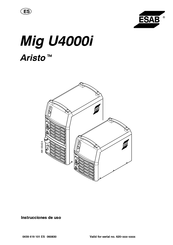 ESAB Aristot Mig U4000i Instrucciones De Uso