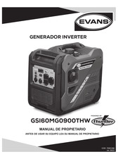 Thunder Evans GSI60MG0900THW Manual De Propietario