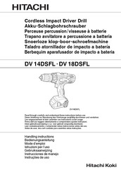 Hitachi Koki DV 14DSFL Instrucciones De Manejo