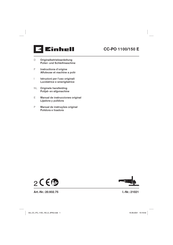 EINHELL CC-PO 1100/150 E Manual De Instrucciones