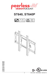 peerless-AV ST640 Manual De Instrucciones