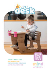 Mind Kids Desk M001.3A Instrucciones De Ensamblaje