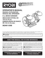 Ryobi BGH6110SB Manual Del Operador